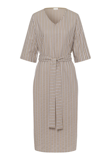 78709 Urban Casuals Dress - 2370 Earthy Stripe